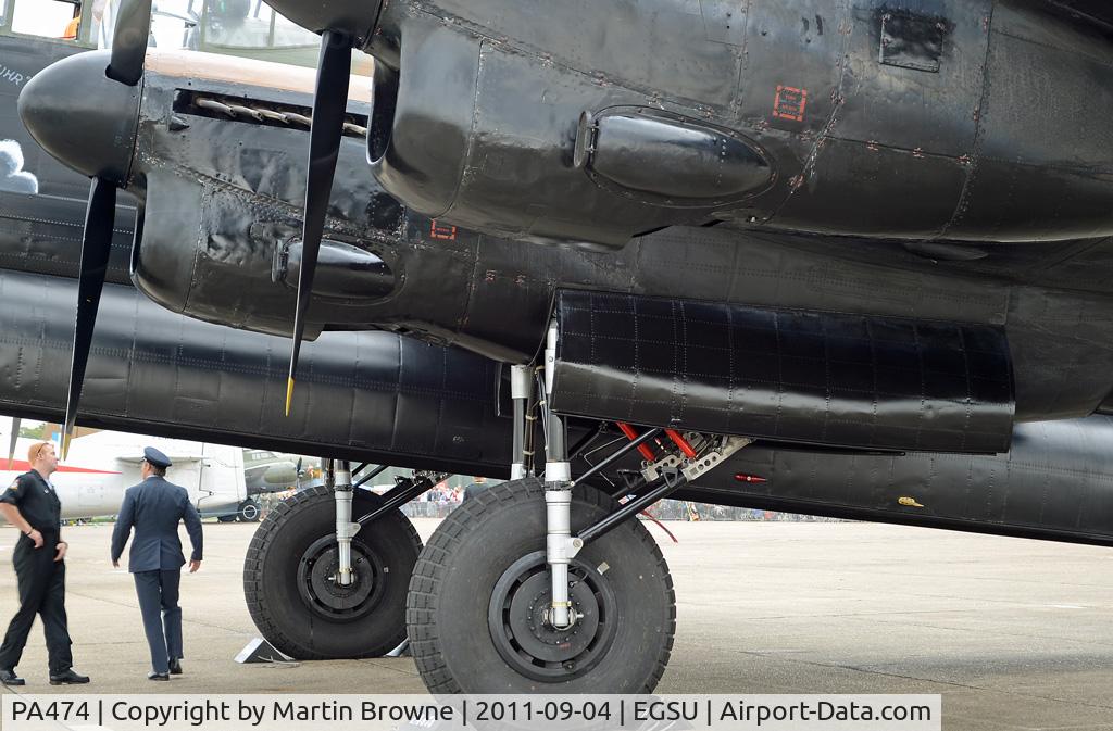 PA474, 1945 Avro 683 Lancaster B1 C/N VACH0052/D2973, UNDERCARRIAGE CLOSE UP