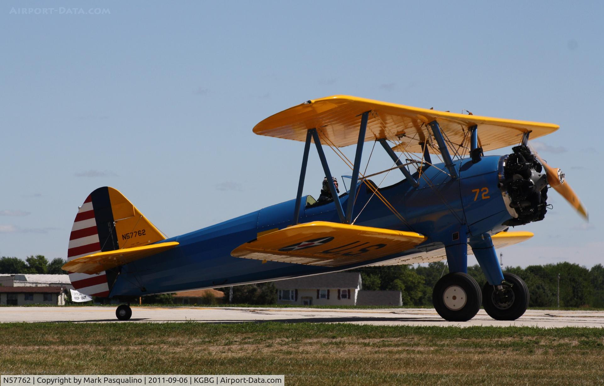 N57762, 1942 Boeing A75L3 C/N 75-2979, Stearman