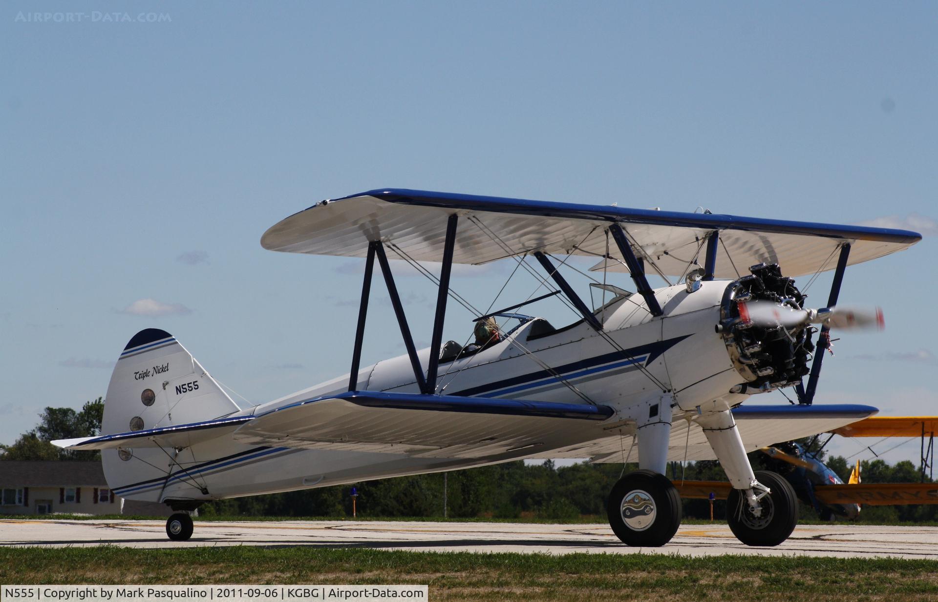 N555, 1941 Boeing A75N1 C/N 75-1456, Stearman
