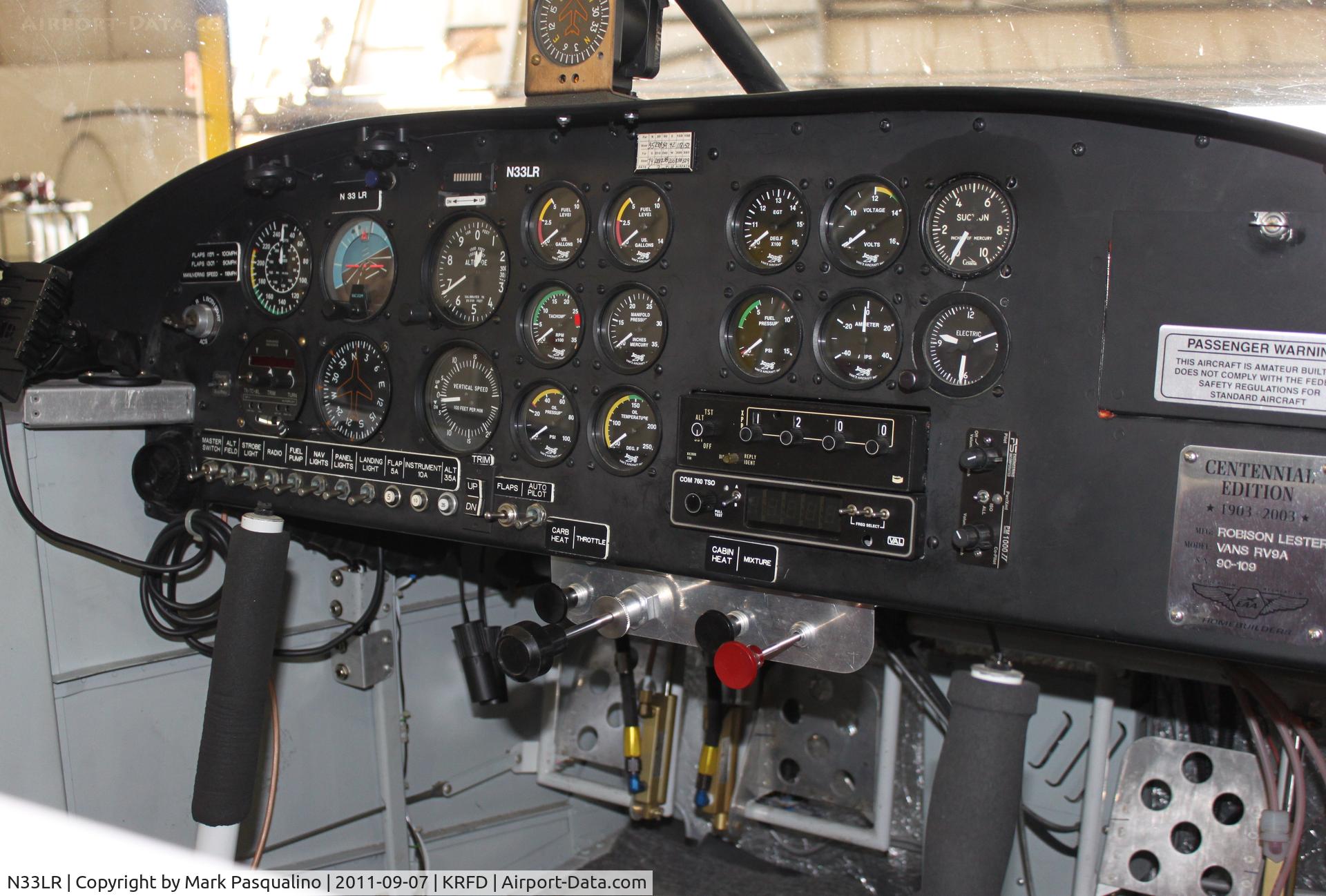 N33LR, 2003 Vans RV-9A C/N 90-109, Vans RV-9A