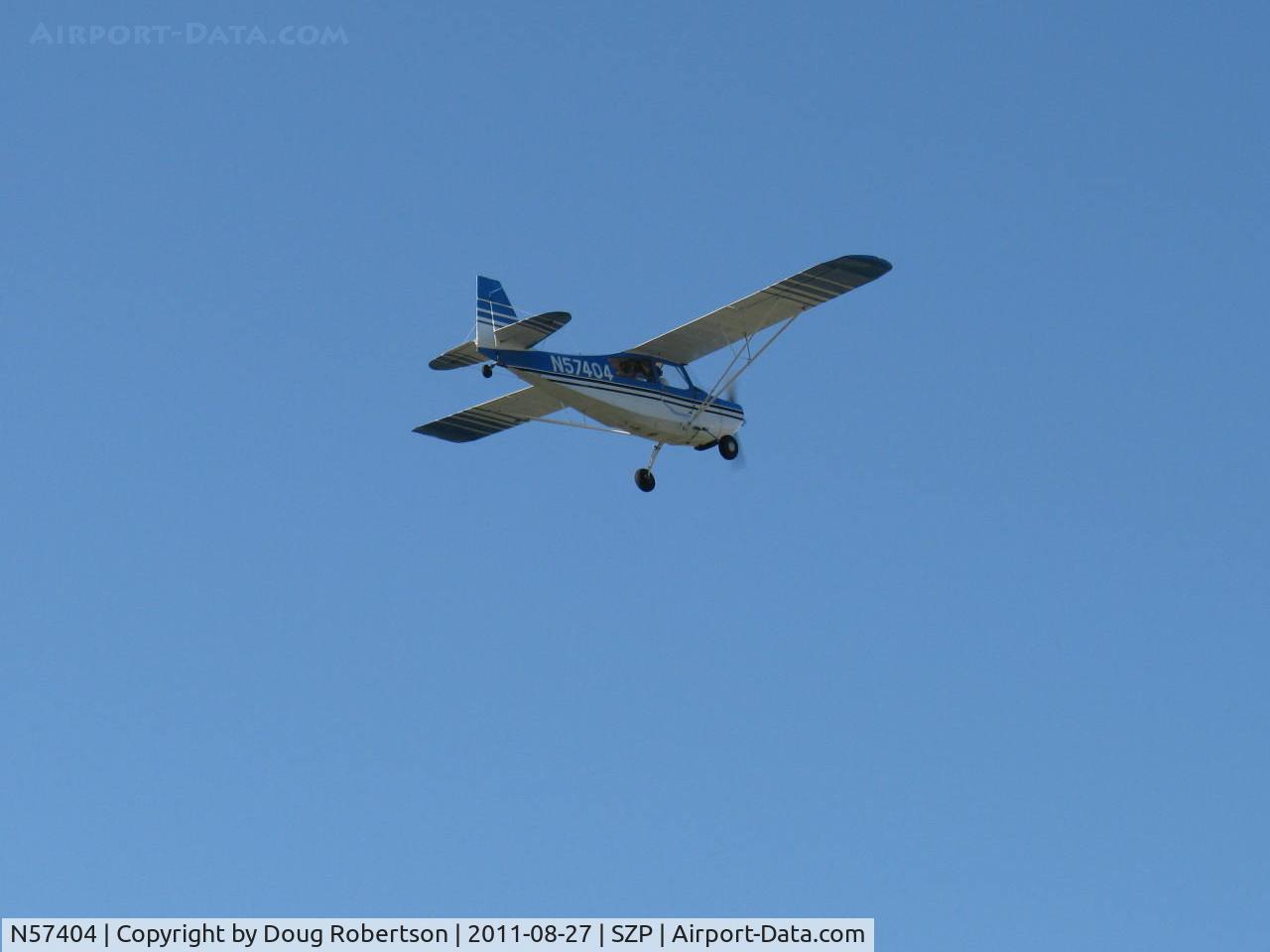 N57404, 1973 Bellanca 7ECA Citabria C/N 940-73, 1973 Bellanca 7ECA CITABRIA, Lycoming O-235 115 Hp, takeoff climb Rwy 22