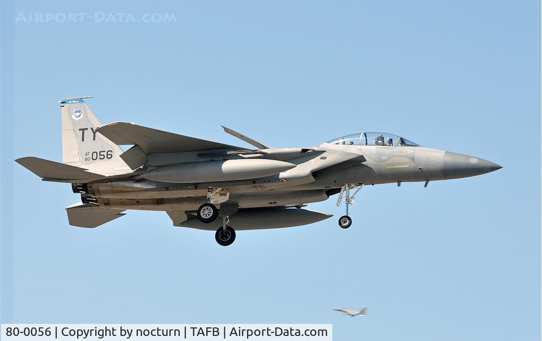 80-0056, 1980 McDonnell Douglas F-15D Eagle C/N 0694/D028, My baby back when I was an F-15 crew chief.