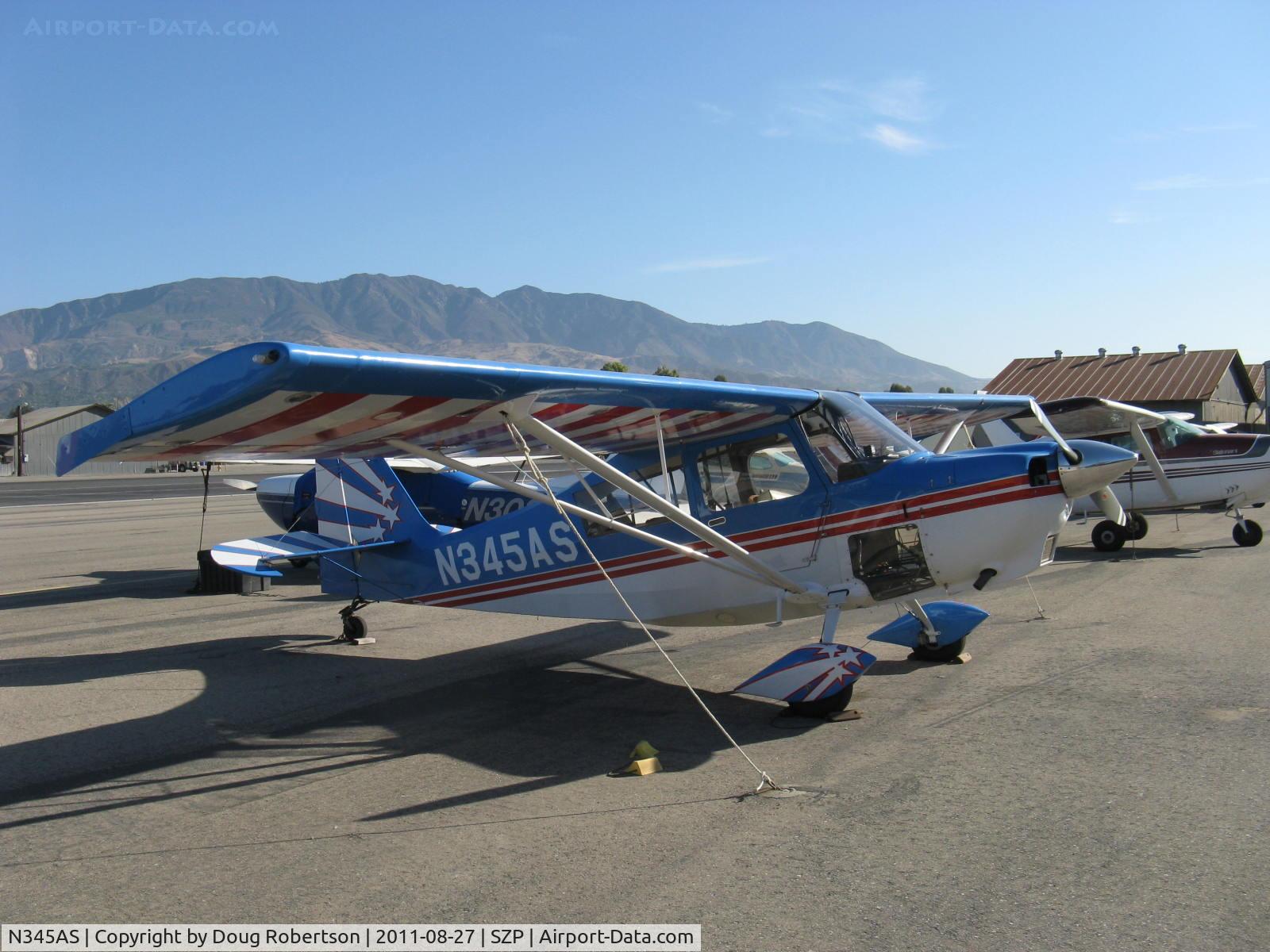 N345AS, 1980 Bellanca 8KCAB Decathlon C/N 592-80, 1980 Bellanca 8KCAB SUPER DECATHLON, Lycoming AEIO-360 180 Hp, quick release door & extra fenestration for aerobatics