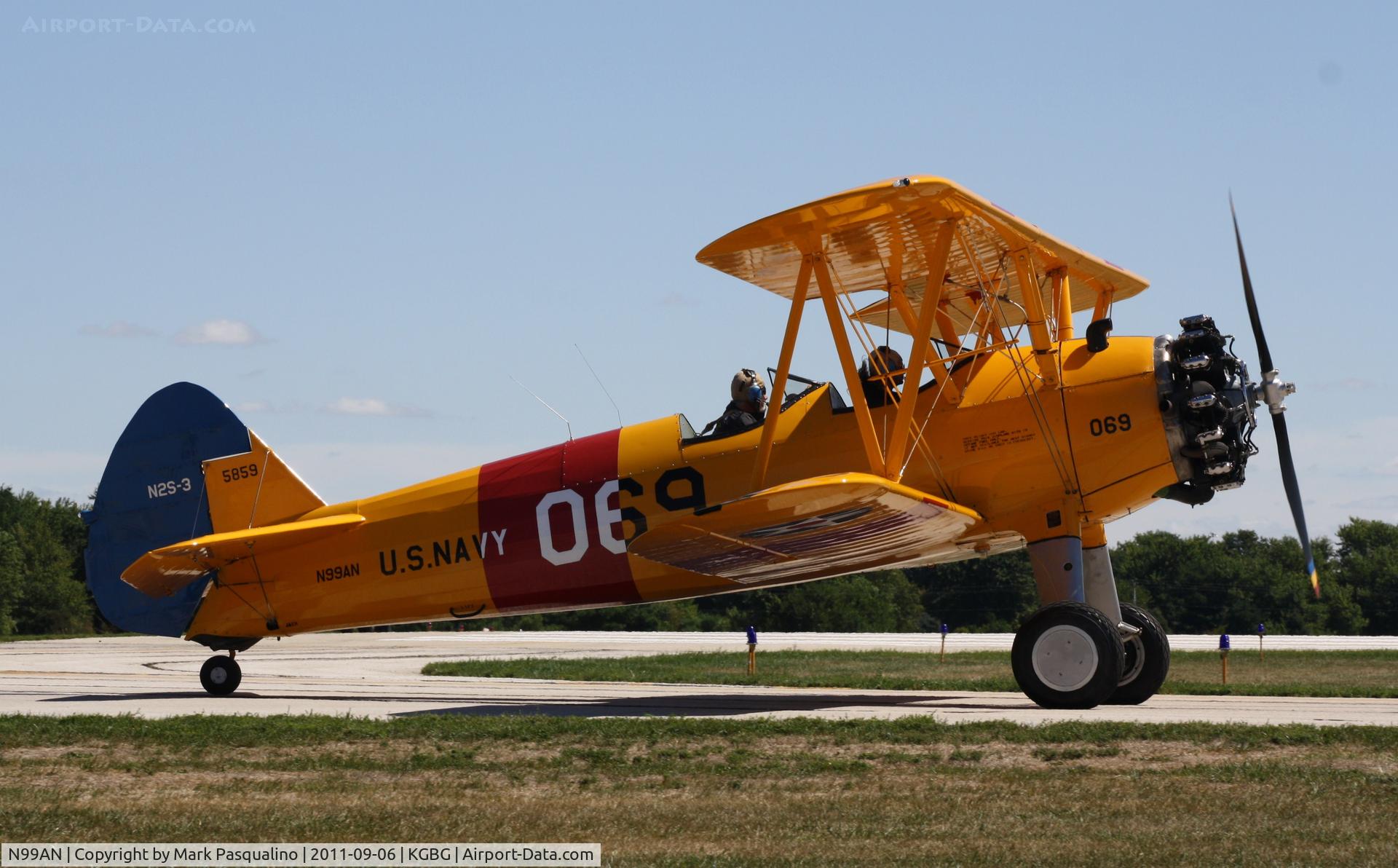 N99AN, Boeing E75 C/N 75-5859, Stearman