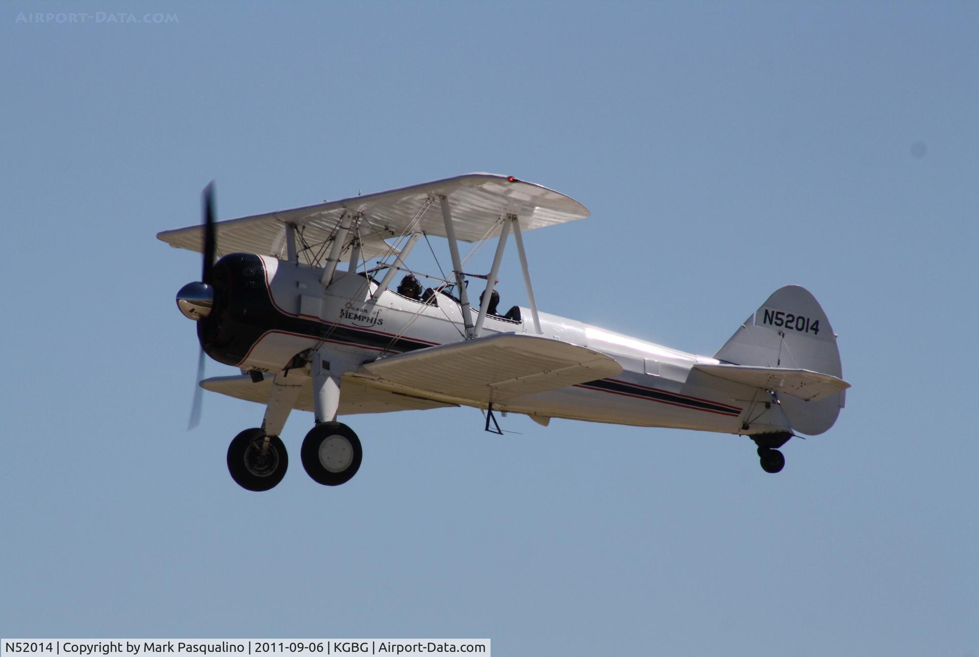 N52014, 1942 Boeing A75N1(PT17) C/N 75-653, Stearman