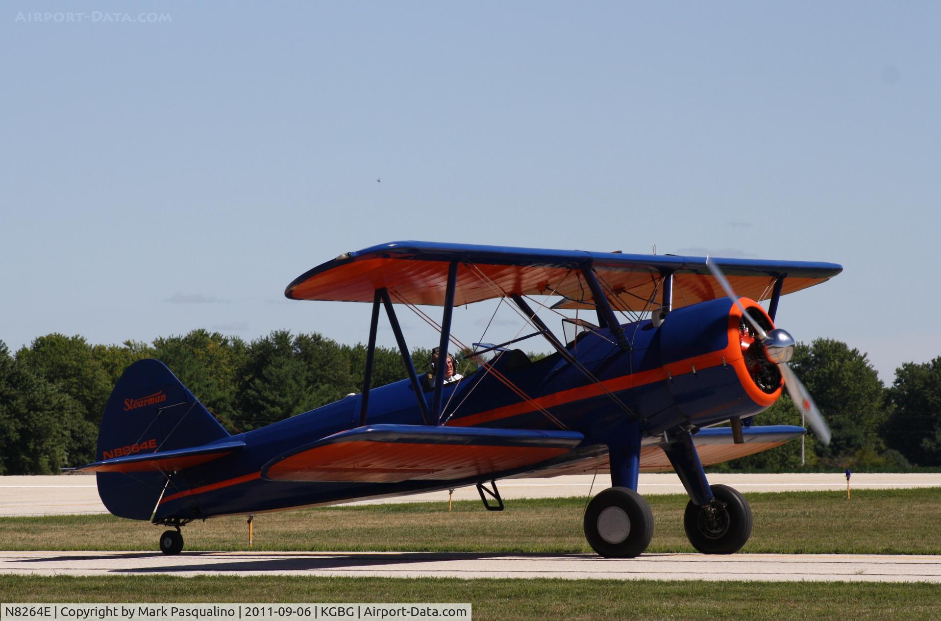 N8264E, 1977 Boeing PT-17 Kaydet (A75N1) C/N 75-3748, Stearman