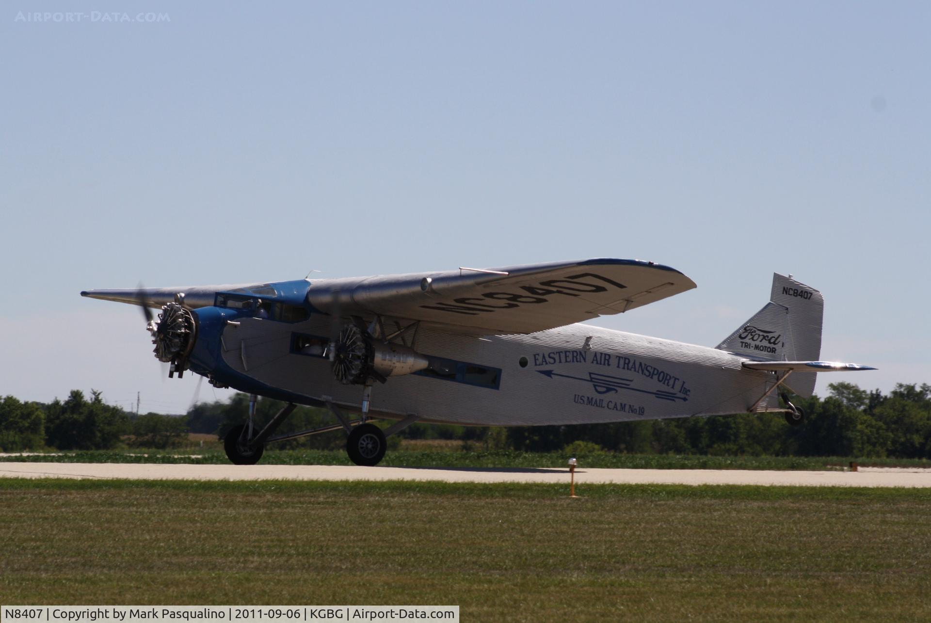 N8407, 1929 Ford 4-AT-E Tri-Motor C/N 69, Ford 4-AT-E