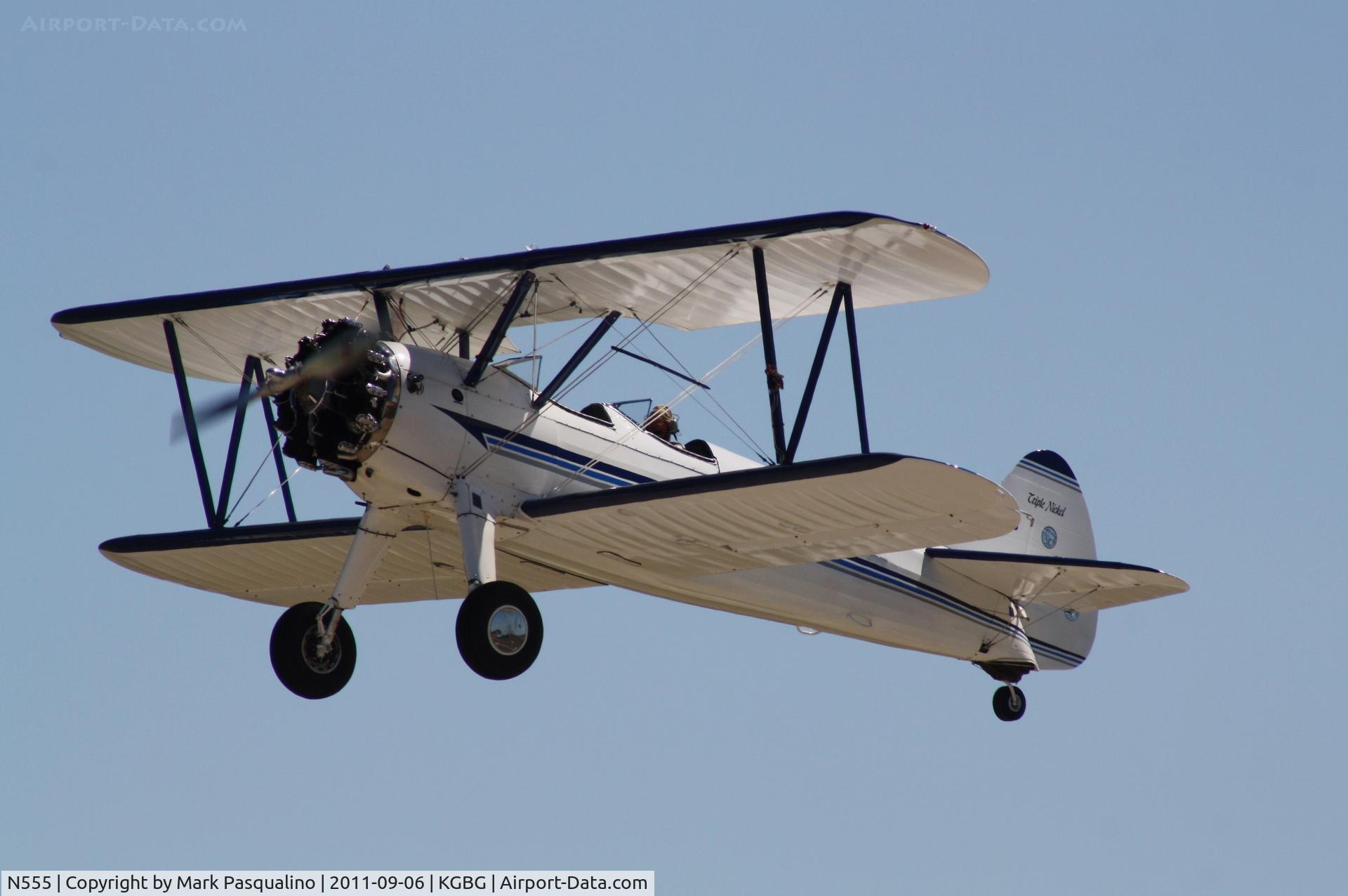 N555, 1941 Boeing A75N1 C/N 75-1456, Stearman