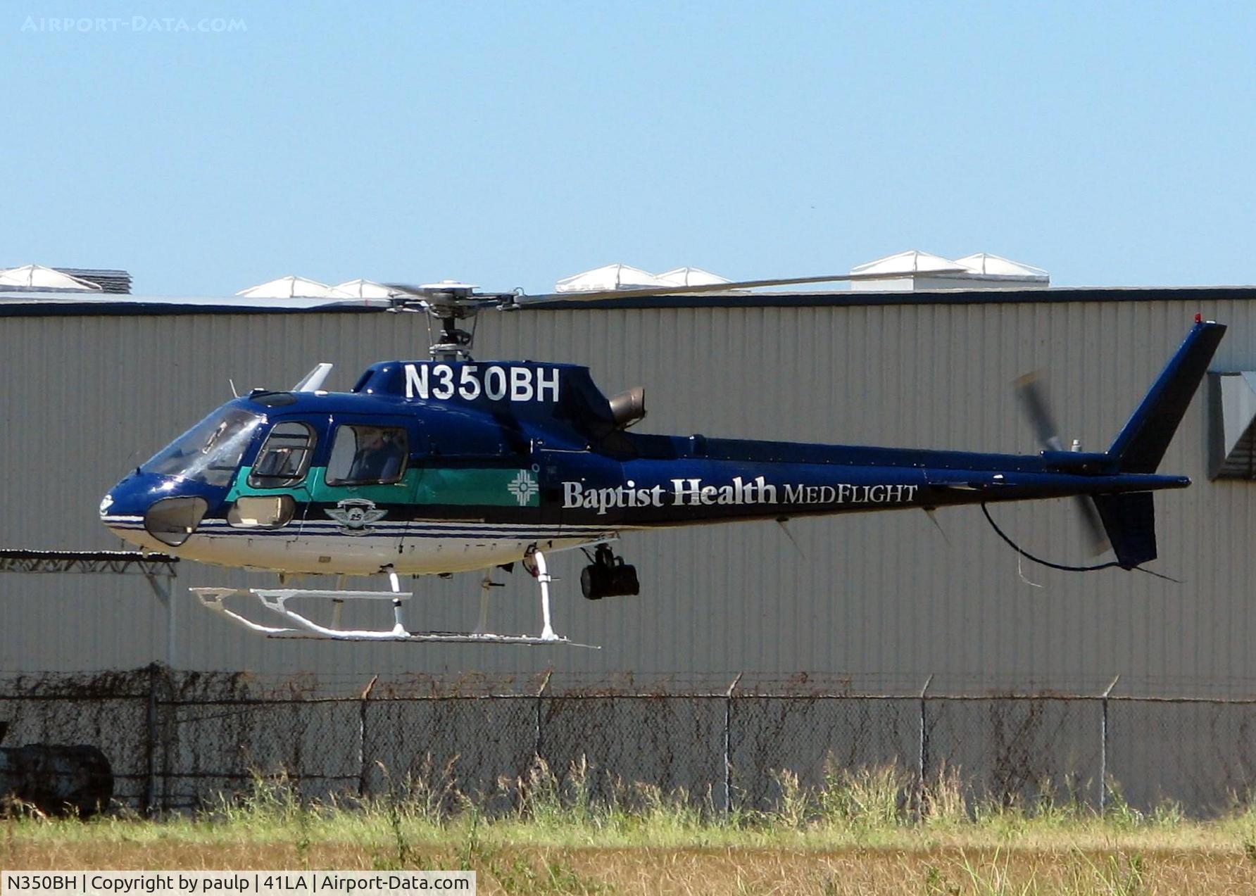 N350BH, Eurocopter AS-350B-2 Ecureuil Ecureuil C/N 2813, At Metro Aviation / Downtown Shreveport.