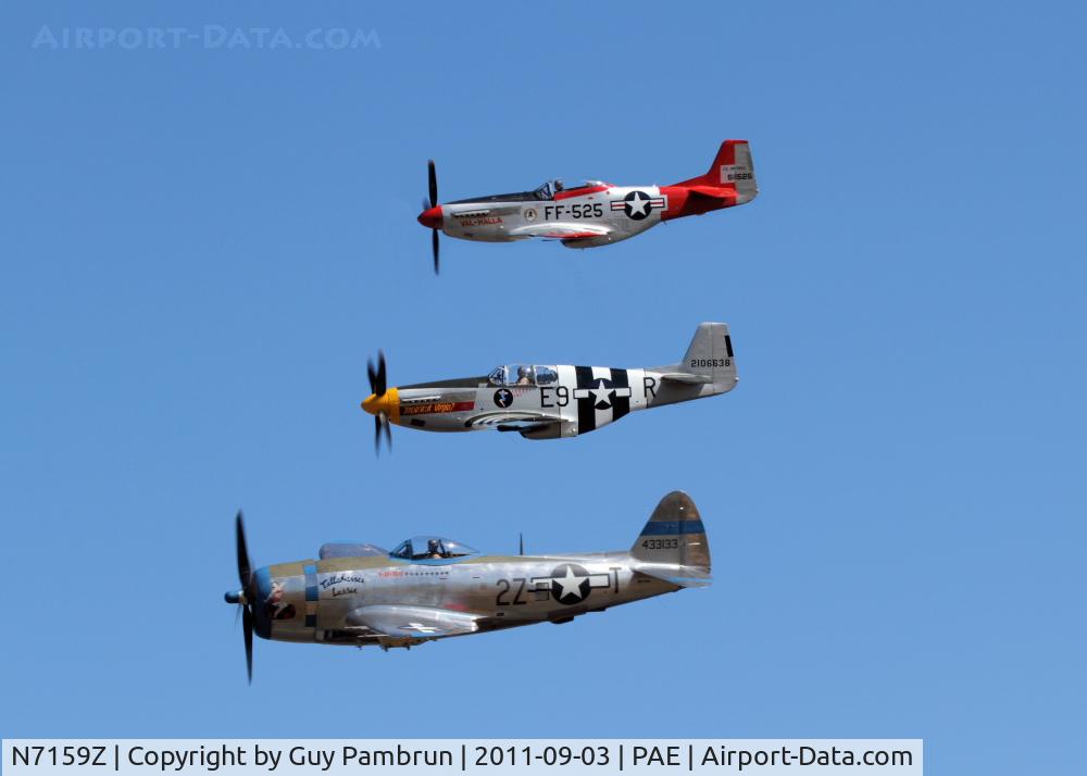 N7159Z, 1945 Republic P-47D Thunderbolt C/N 45-49406, Historic Flight Foundation Vintage Aircraft Weekend