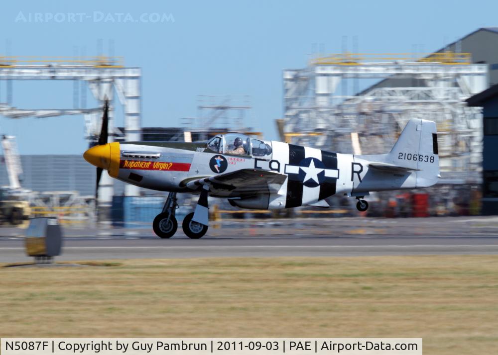 N5087F, 1943 North American P-51B Mustang C/N 104-25440, Historic Flight Foundation Vintage Aircraft Weekend