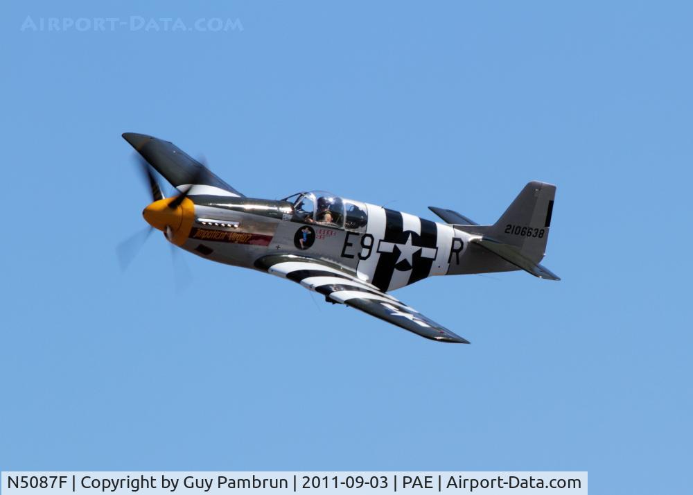 N5087F, 1943 North American P-51B Mustang C/N 104-25440, Historic Flight Foundation Vintage Aircraft Weekend