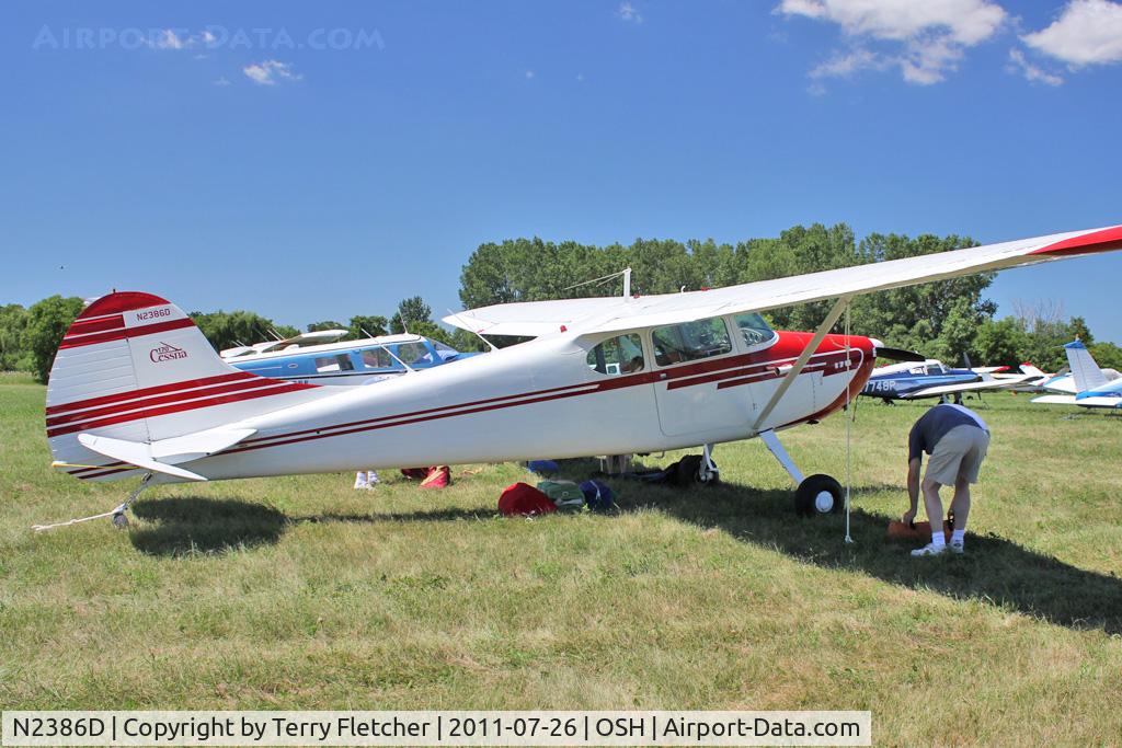 N2386D, 1952 Cessna 170B C/N 20538, At 2011 Oshkosh