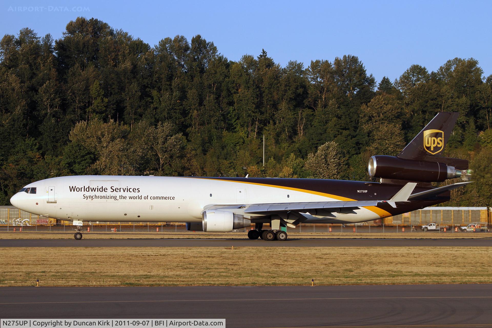 N275UP, 1997 McDonnell Douglas MD-11F C/N 48774, There are daily MD-11 flights to BFI