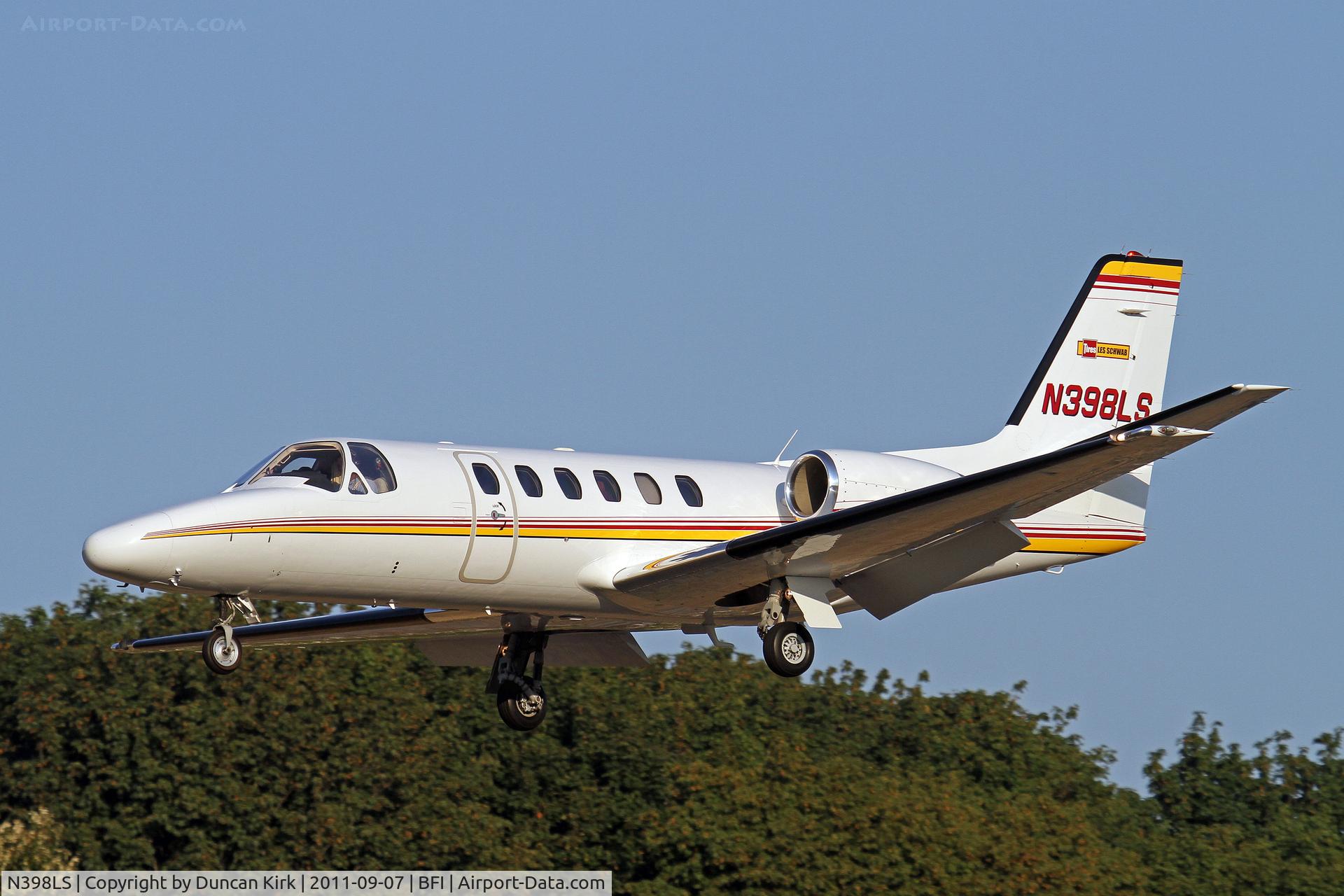 N398LS, 1998 Cessna 550 C/N 550-0853, One of Les Schwab (tires) corporate chariots