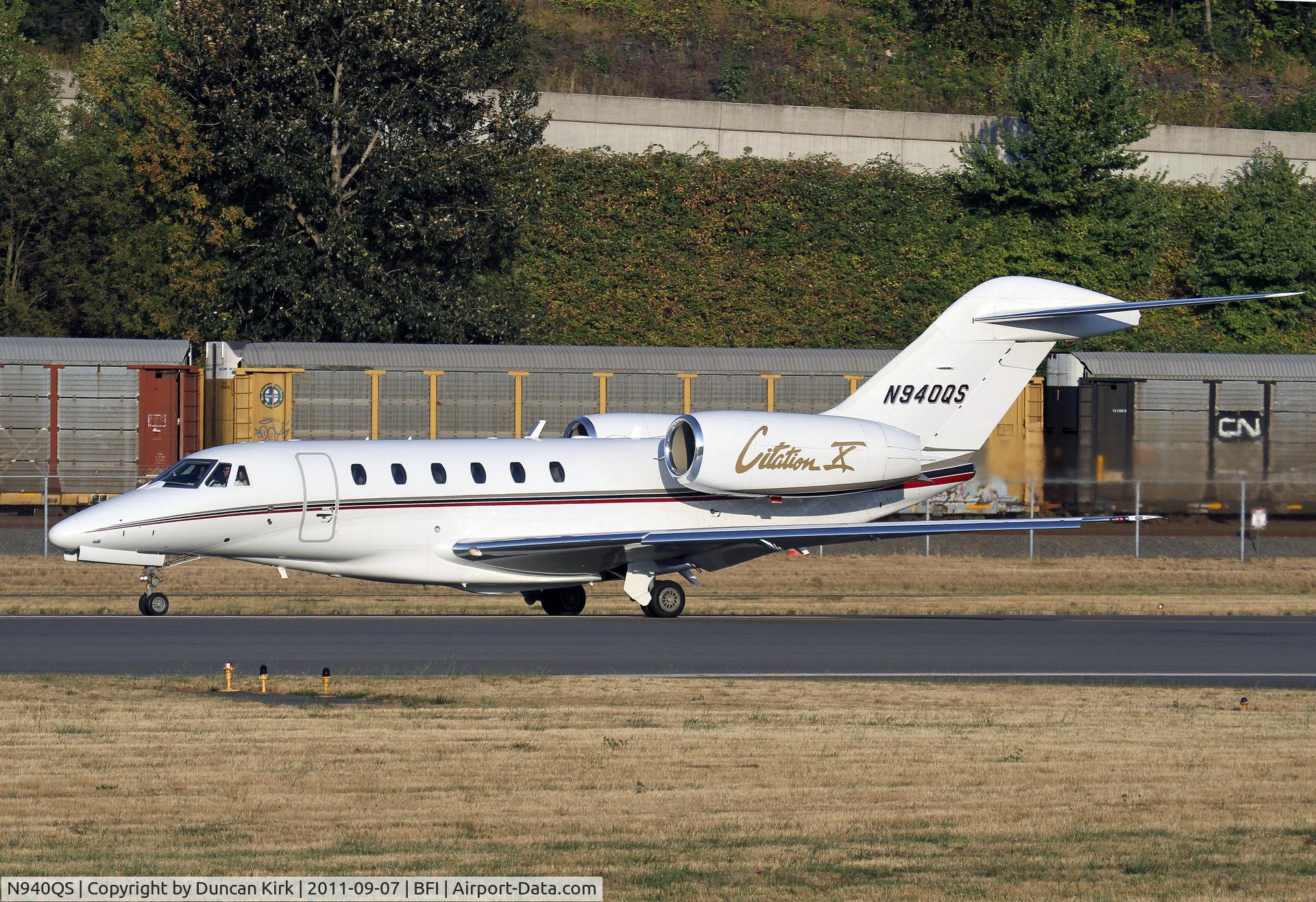 N940QS, 2008 Cessna 750 Citation X Citation X C/N 750-0285, Only a Net Jets.   Yawn!!!