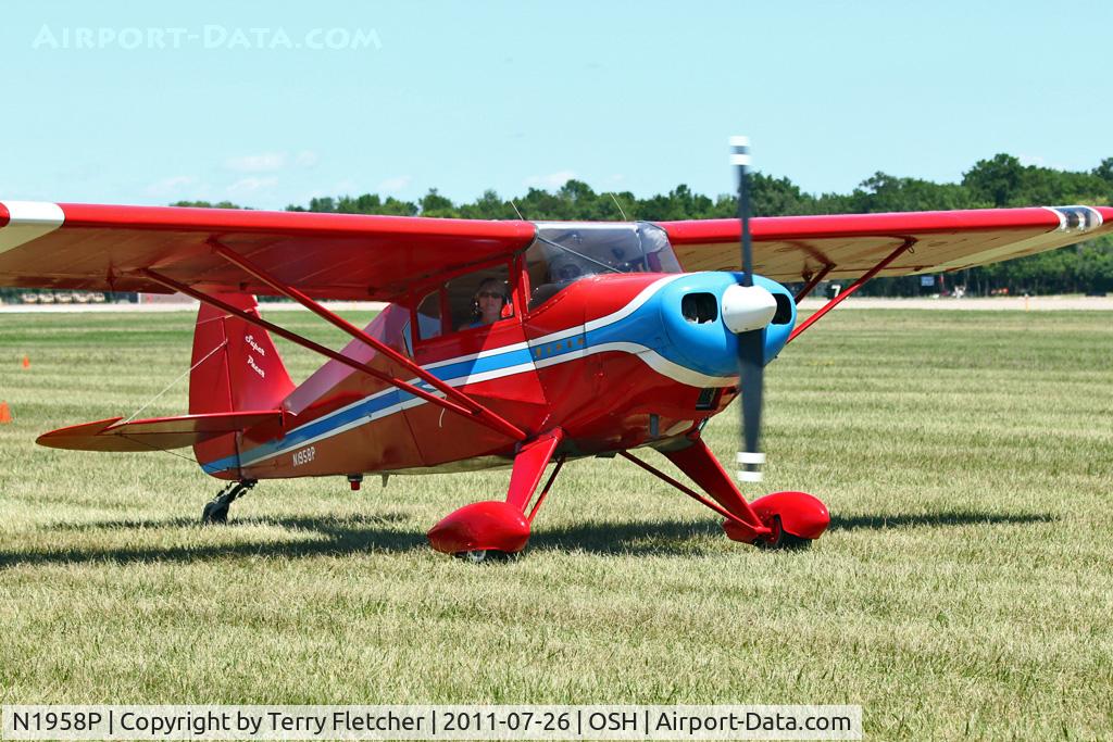 N1958P, 1958 Piper PA-22-160 Tri Pacer C/N 22-6008, At 2011 Oshkosh