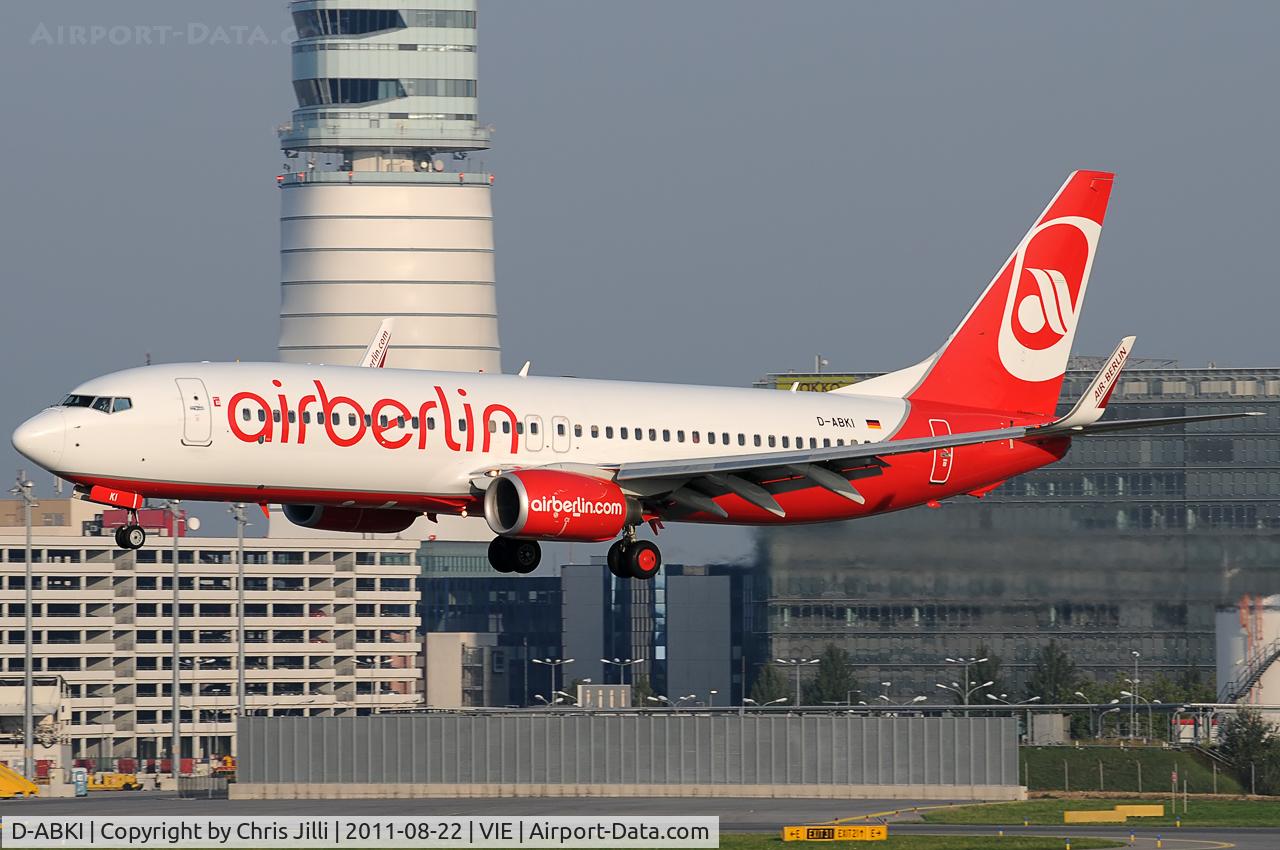 D-ABKI, 2009 Boeing 737-86J C/N 37748, Air Berlin