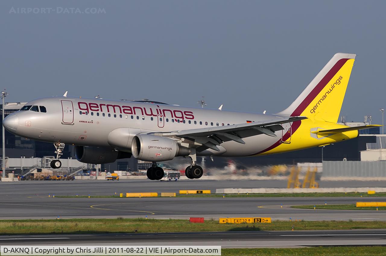 D-AKNQ, 2000 Airbus A319-112 C/N 1170, germanwings