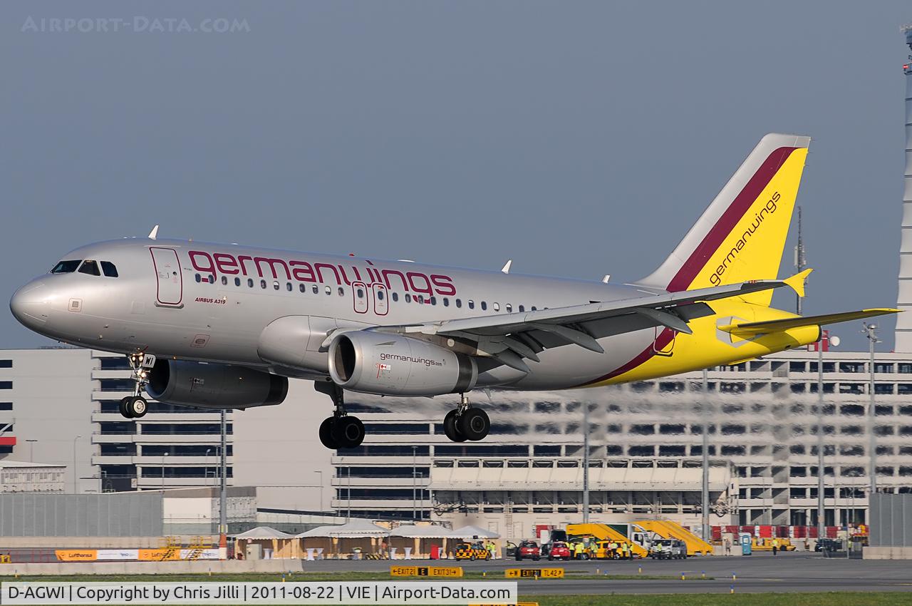 D-AGWI, 2008 Airbus A319-132 C/N 3358, germanwings