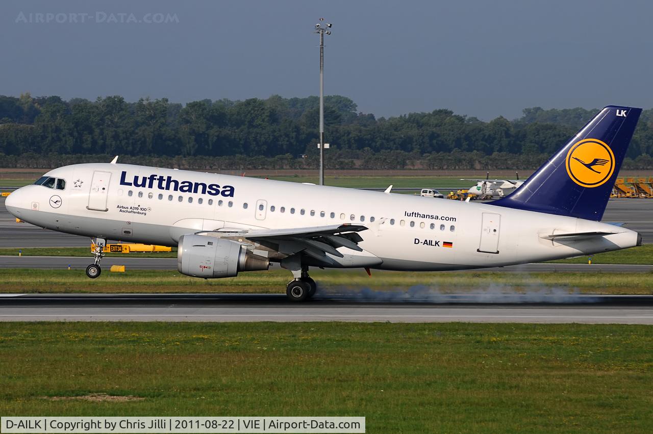 D-AILK, 1997 Airbus A319-114 C/N 679, Lufthansa
