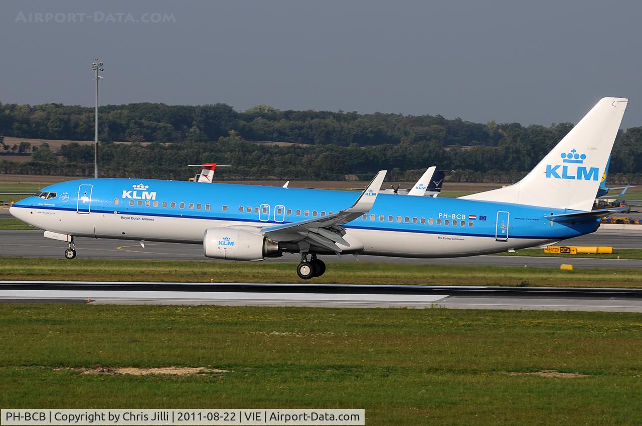 PH-BCB, 2011 Boeing 737-8K2 C/N 39443, KLM Royal Dutch Airlines