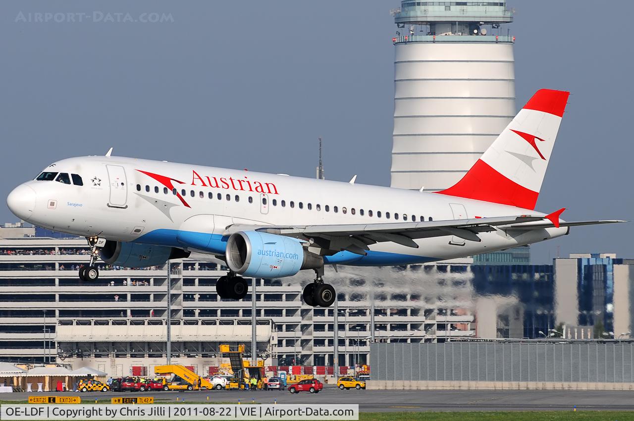 OE-LDF, 2005 Airbus A319-112 C/N 2547, Austrian Airlines