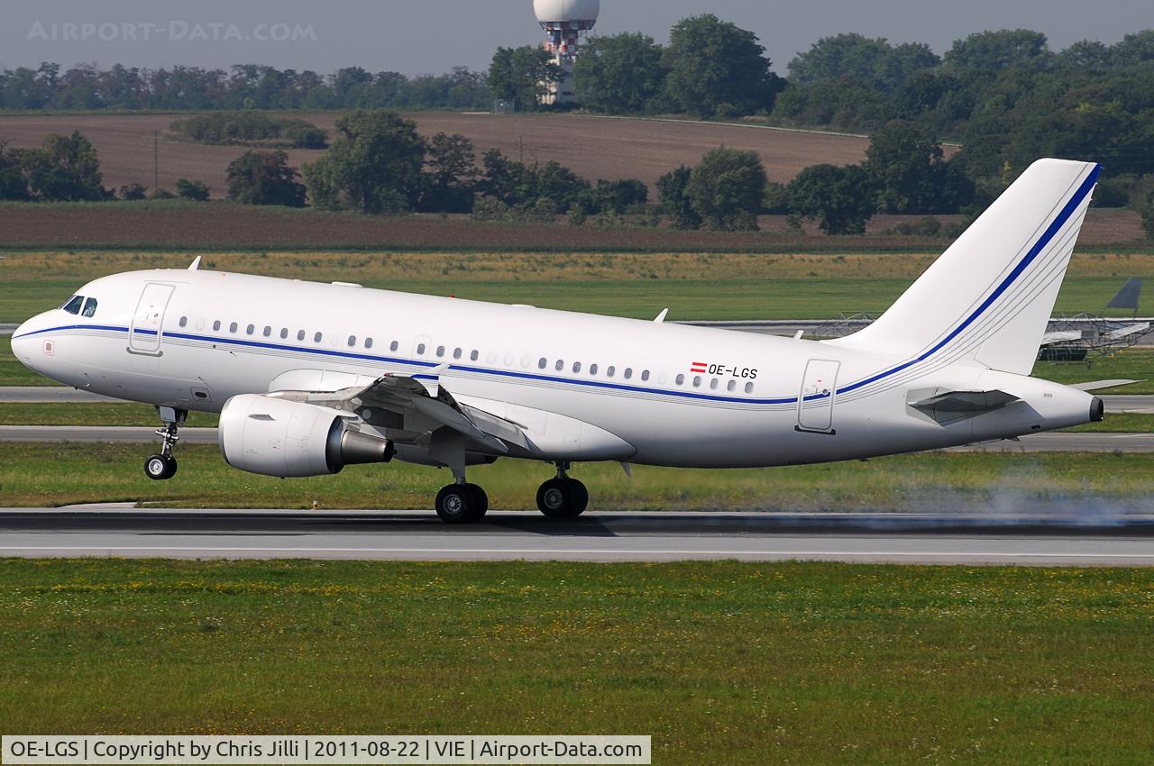 OE-LGS, 2007 Airbus A319-115C C/N 3046, Stumpf