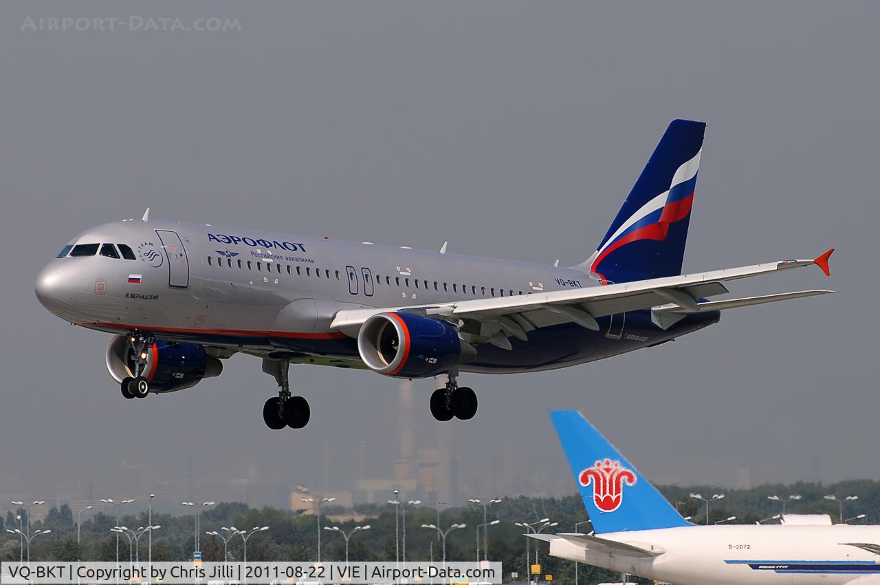 VQ-BKT, 2011 Airbus A320-214 C/N 4712, Aeroflot - Russian Airlines