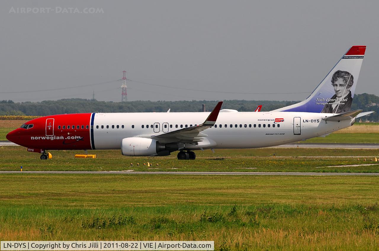 LN-DYS, 2011 Boeing 737-8JP C/N 39007, Norwegian Air Shuttle