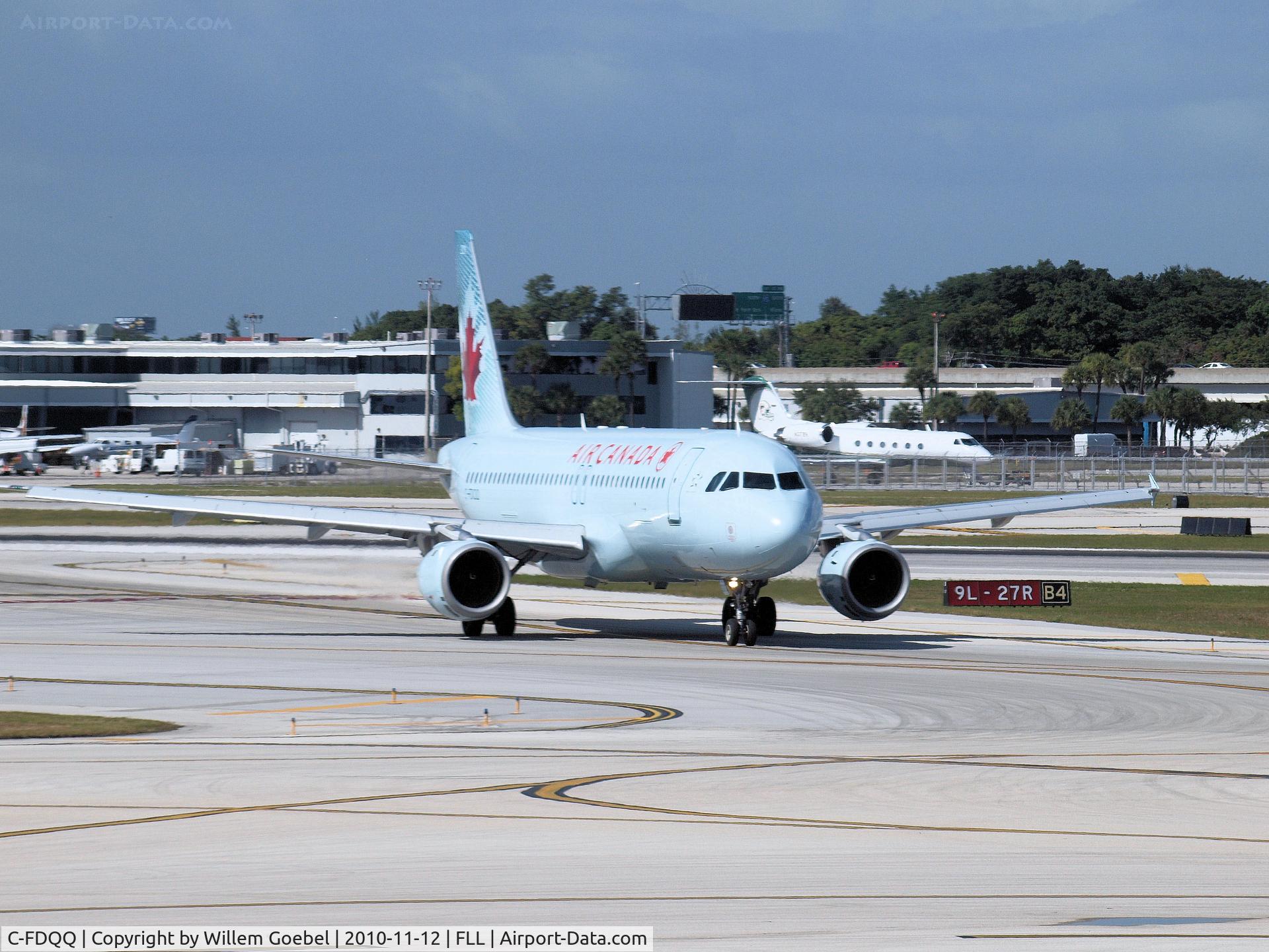 C-FDQQ, 1990 Airbus A320-211 C/N 059, Arrival on frt Lauderdale