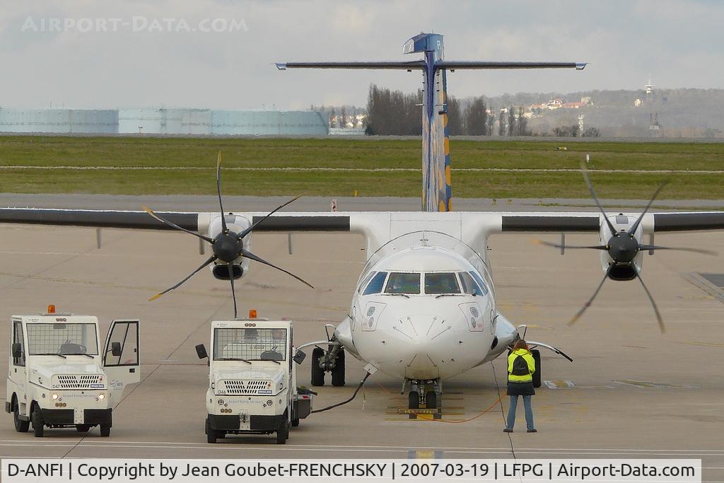 D-ANFI, 2001 ATR 72-212A (500) C/N 662, Contactair at CDG T1