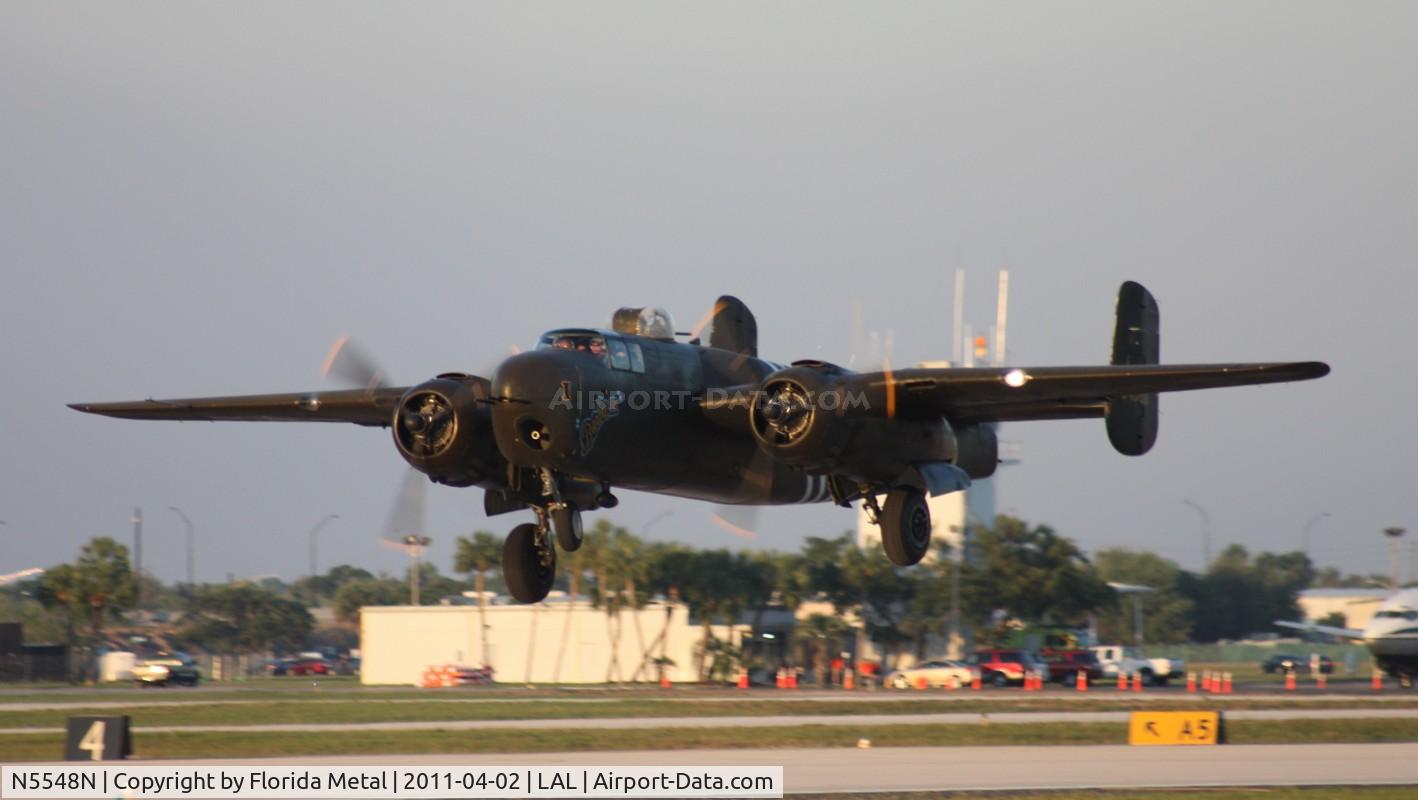 N5548N, 1943 North American B-25H Mitchell C/N 98-21107, Barbie II