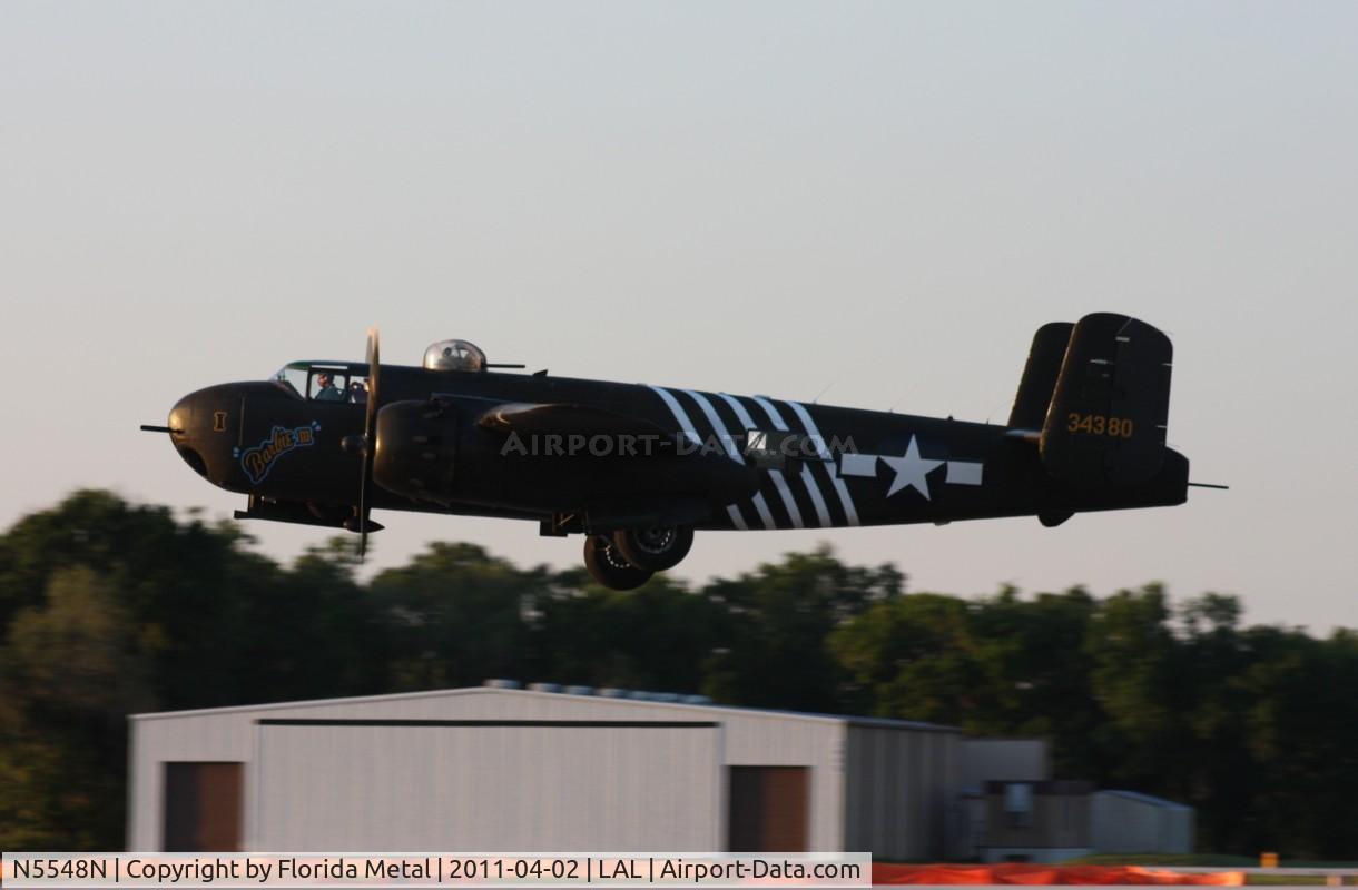N5548N, 1943 North American B-25H Mitchell C/N 98-21107, Barbie II
