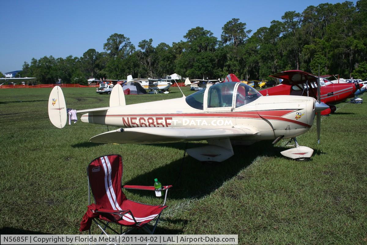 N5685F, 1966 Alon A2 Aircoupe C/N A-185, Alon A2