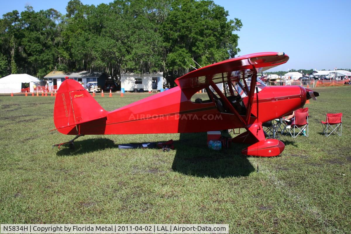 N5834H, 1949 Piper PA-16 Clipper C/N 16-453, PA-16