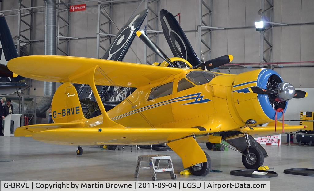 G-BRVE, 1945 Beech D17S Staggerwing C/N 6701, SHOT AT DUXFORD