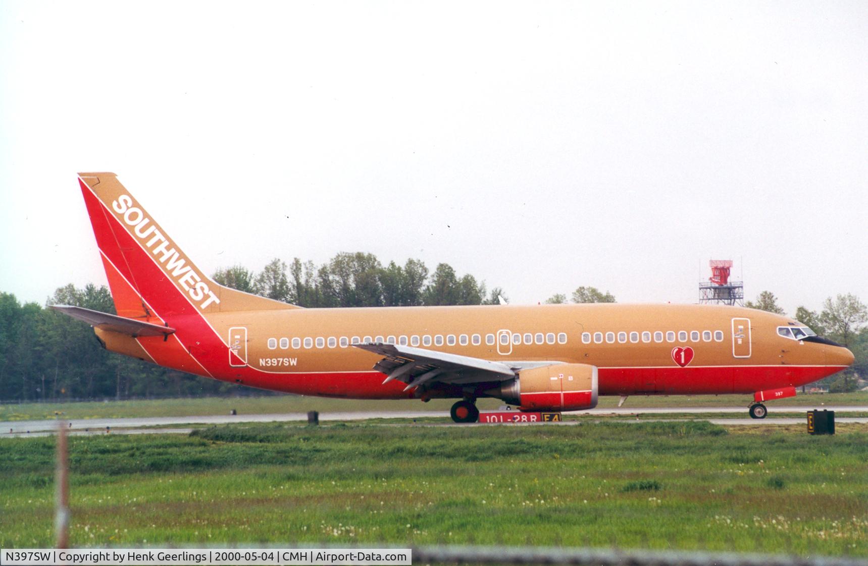 N397SW, 1995 Boeing 737-3H4 C/N 27691, Southwest