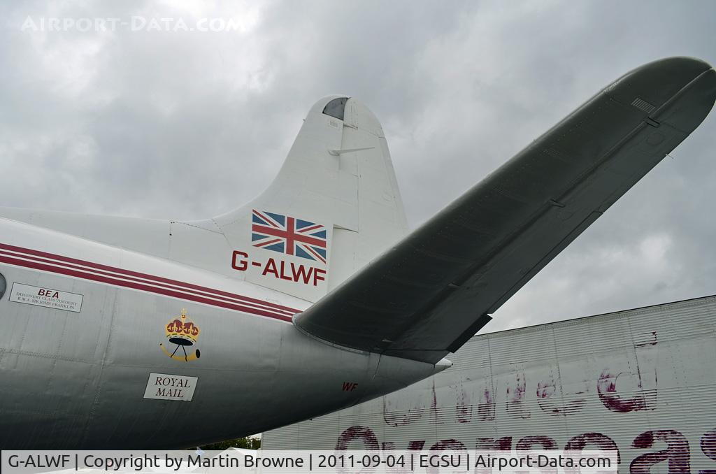G-ALWF, 1952 Vickers Viscount 701 C/N 005, THAT WONDERFUL TAIL!