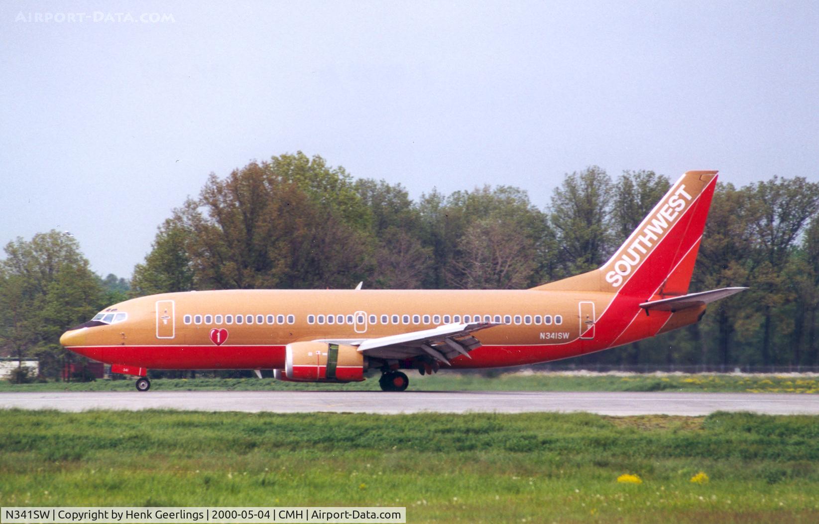 N341SW, 1988 Boeing 737-3H4 C/N 24091, Southwest