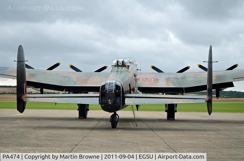 PA474, 1945 Avro 683 Lancaster B1 C/N VACH0052/D2973, SHOT AT DUXFORD ON A VERY RAINY DAY