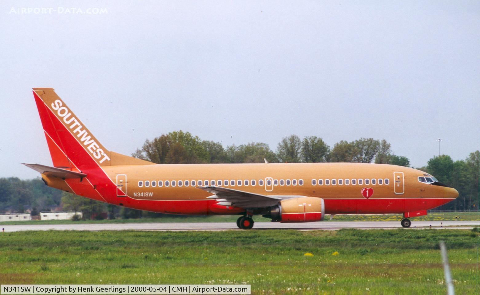 N341SW, 1988 Boeing 737-3H4 C/N 24091, Southwest