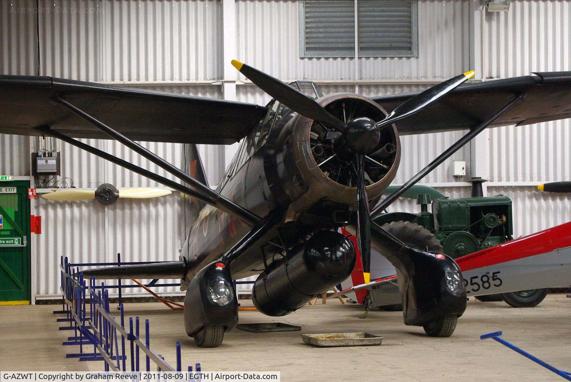G-AZWT, 1938 Westland Lysander IIIA C/N Y1536, At the Shuttleworth Trust.