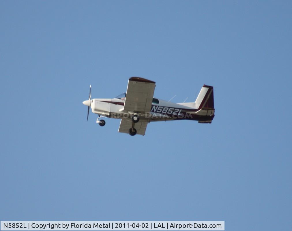 N5852L, 1972 American AA-5 C/N AA5-0052, American AA-5