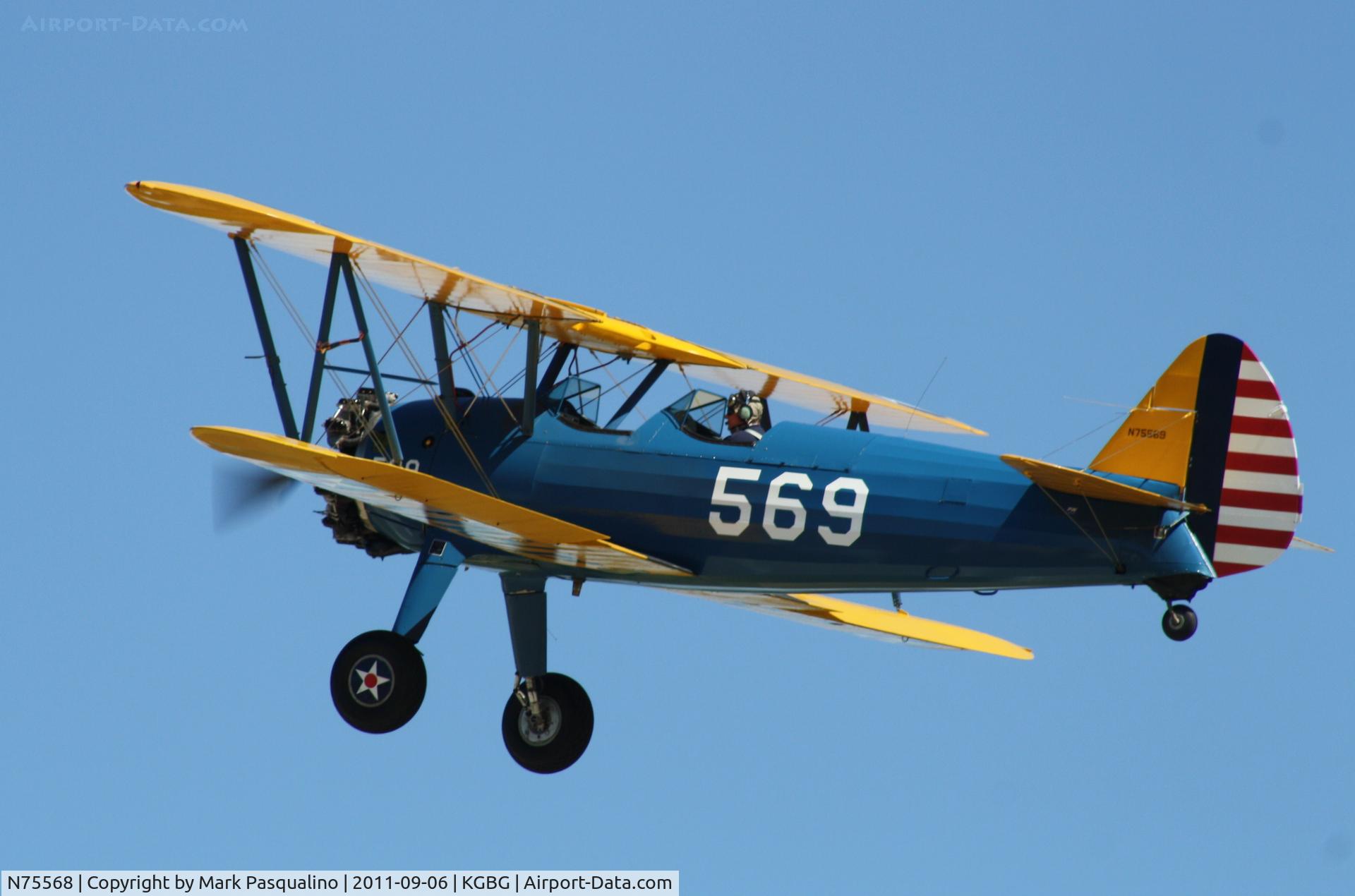 N75568, 1947 Boeing A75L300 C/N 75-4911, Stearman
