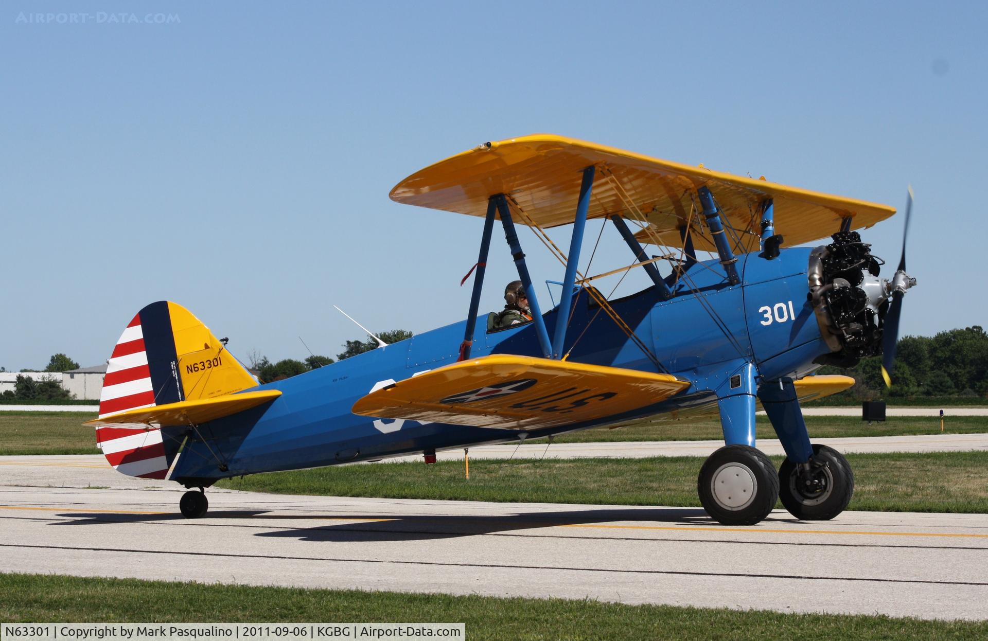 N63301, 1942 Boeing 75 C/N 75-3835, Stearman