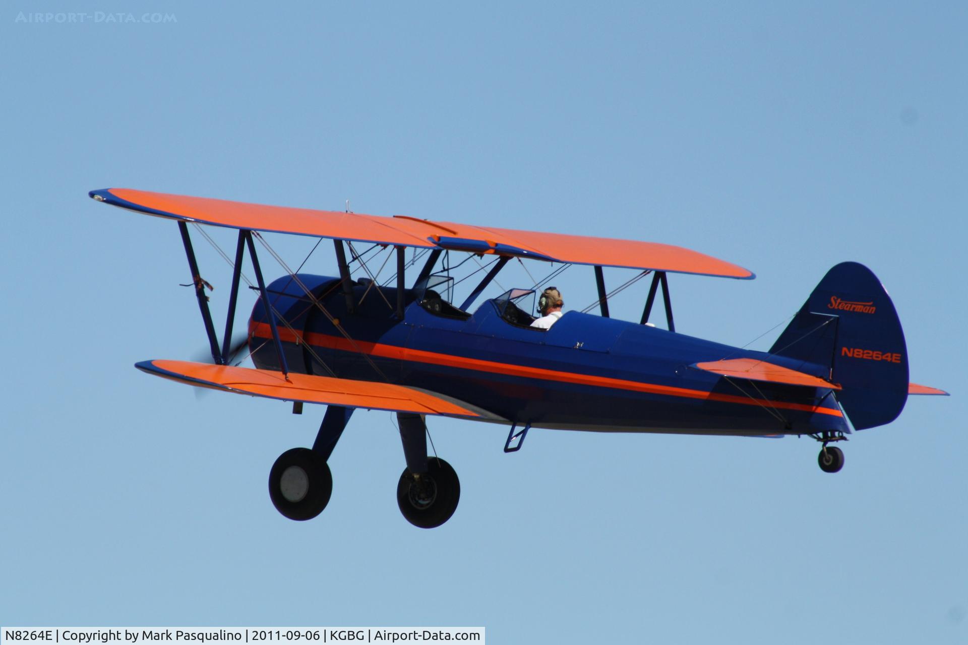 N8264E, 1977 Boeing PT-17 Kaydet (A75N1) C/N 75-3748, Stearman