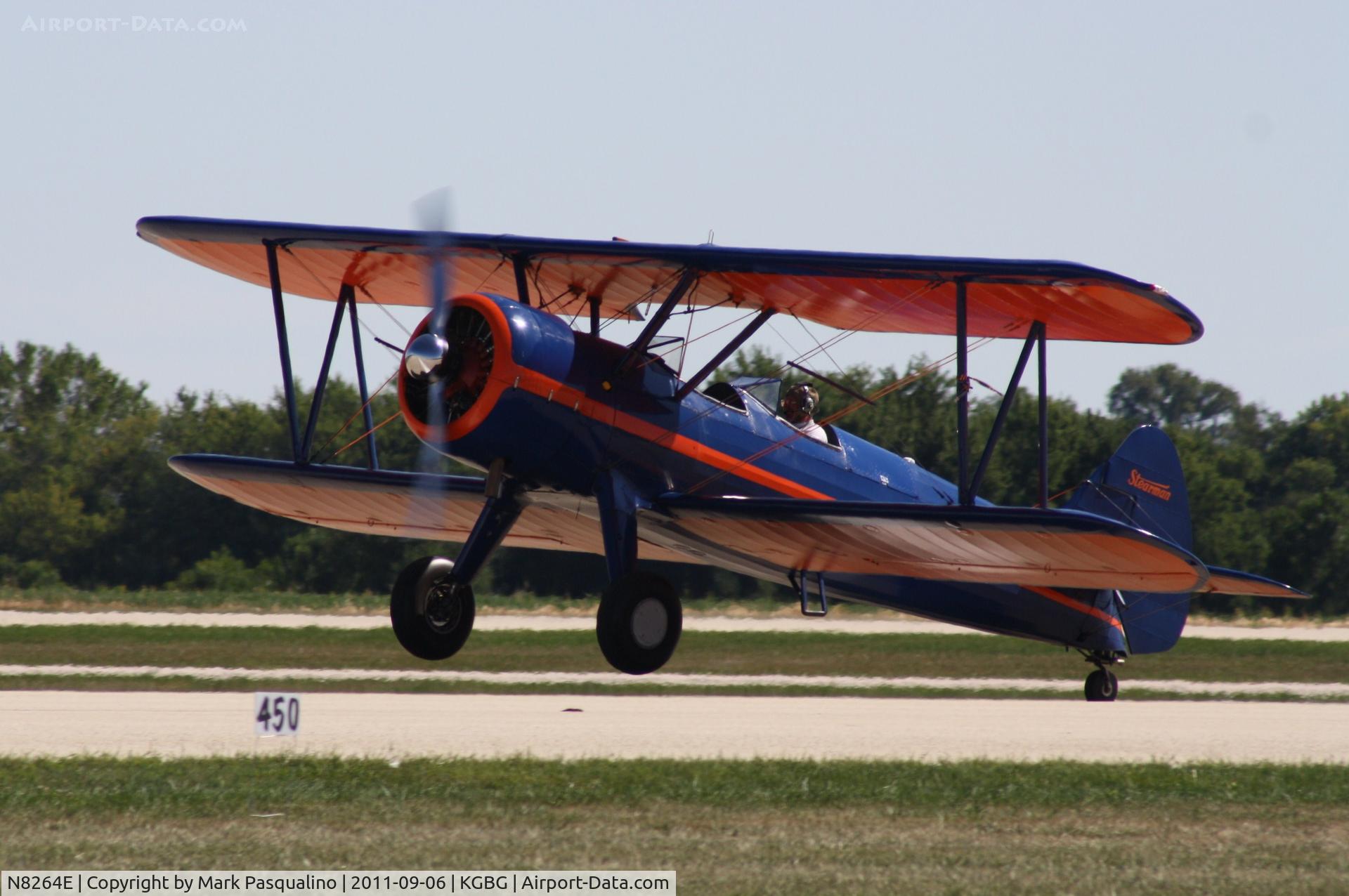 N8264E, 1977 Boeing PT-17 Kaydet (A75N1) C/N 75-3748, Stearman