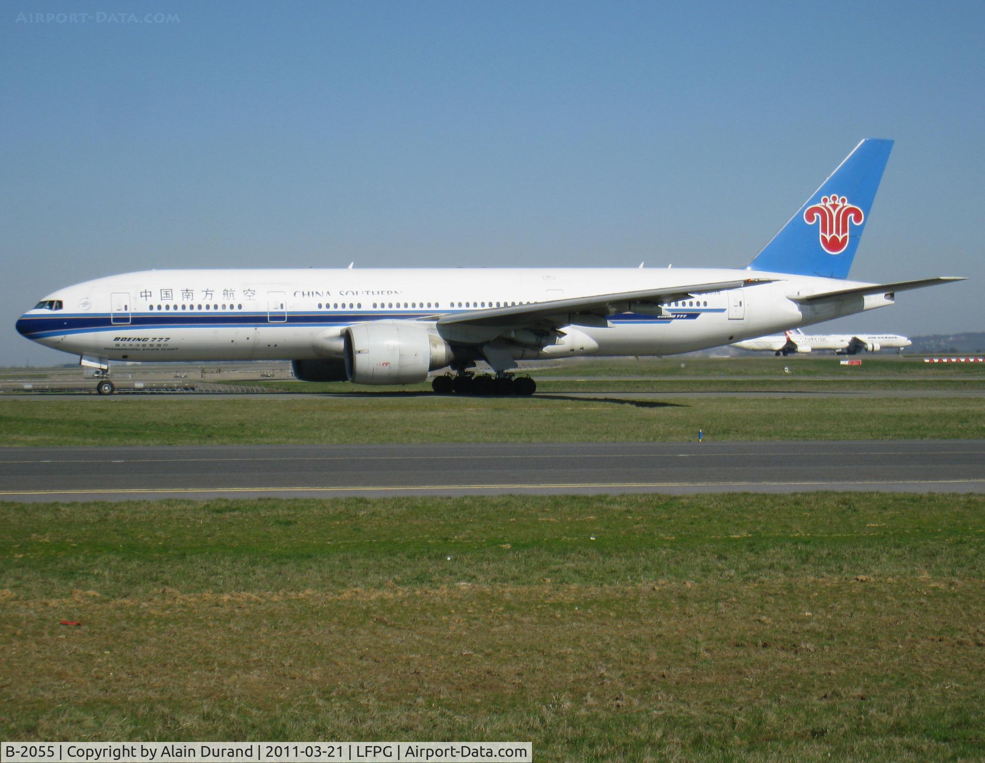 B-2055, 1997 Boeing 777-21B/ER C/N 27524, China Southern started serving CDG with 