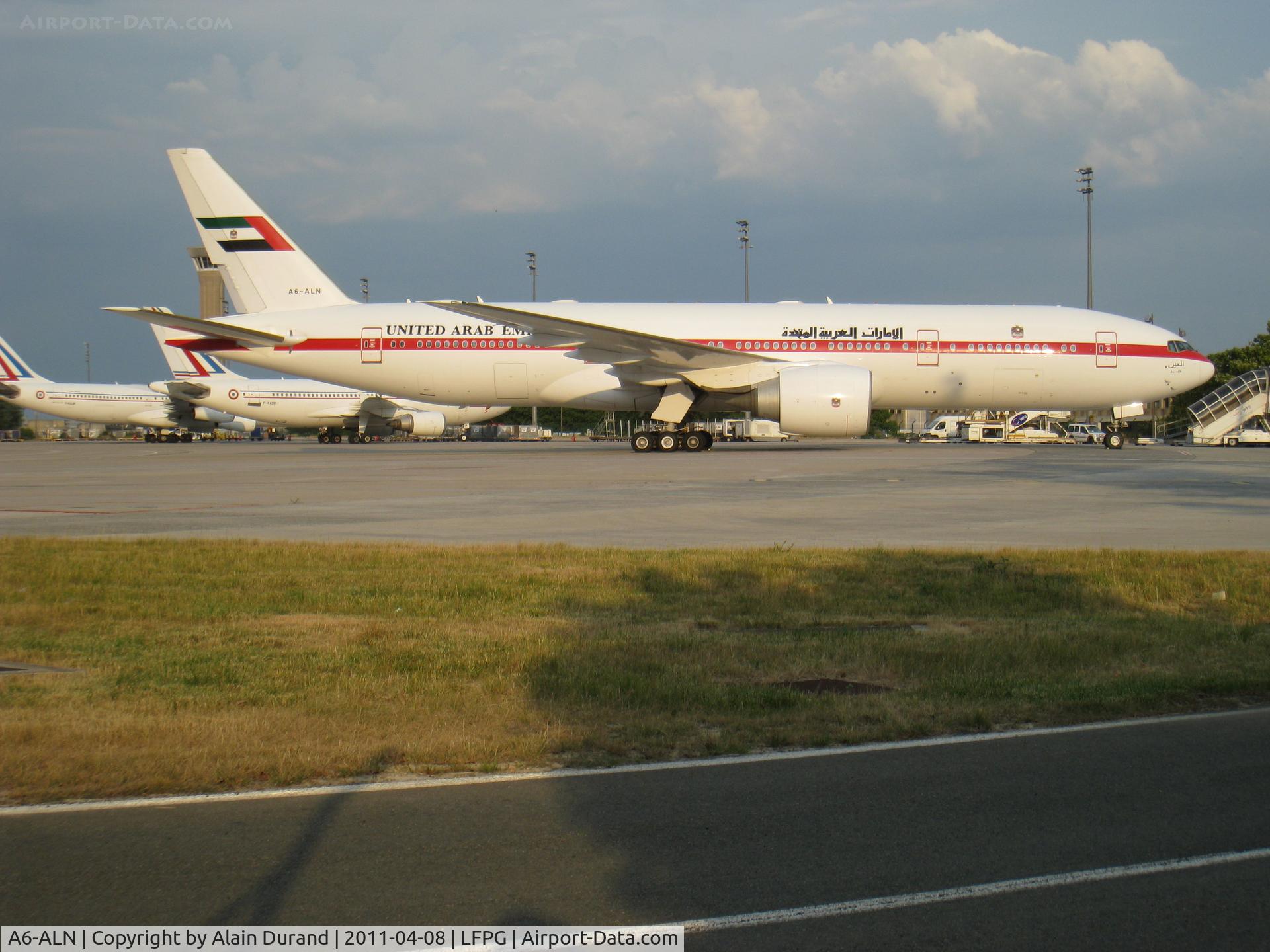 A6-ALN, 1999 Boeing 777-2AN/ER C/N 29953, a magic carpet since day one, Lima-November spent her first ten years serving Saudi Oger as VP-BRH and moved across the Arabian peninsula in 2009 to serve Abu Dhabi Amiri Flight as A6-ALN 